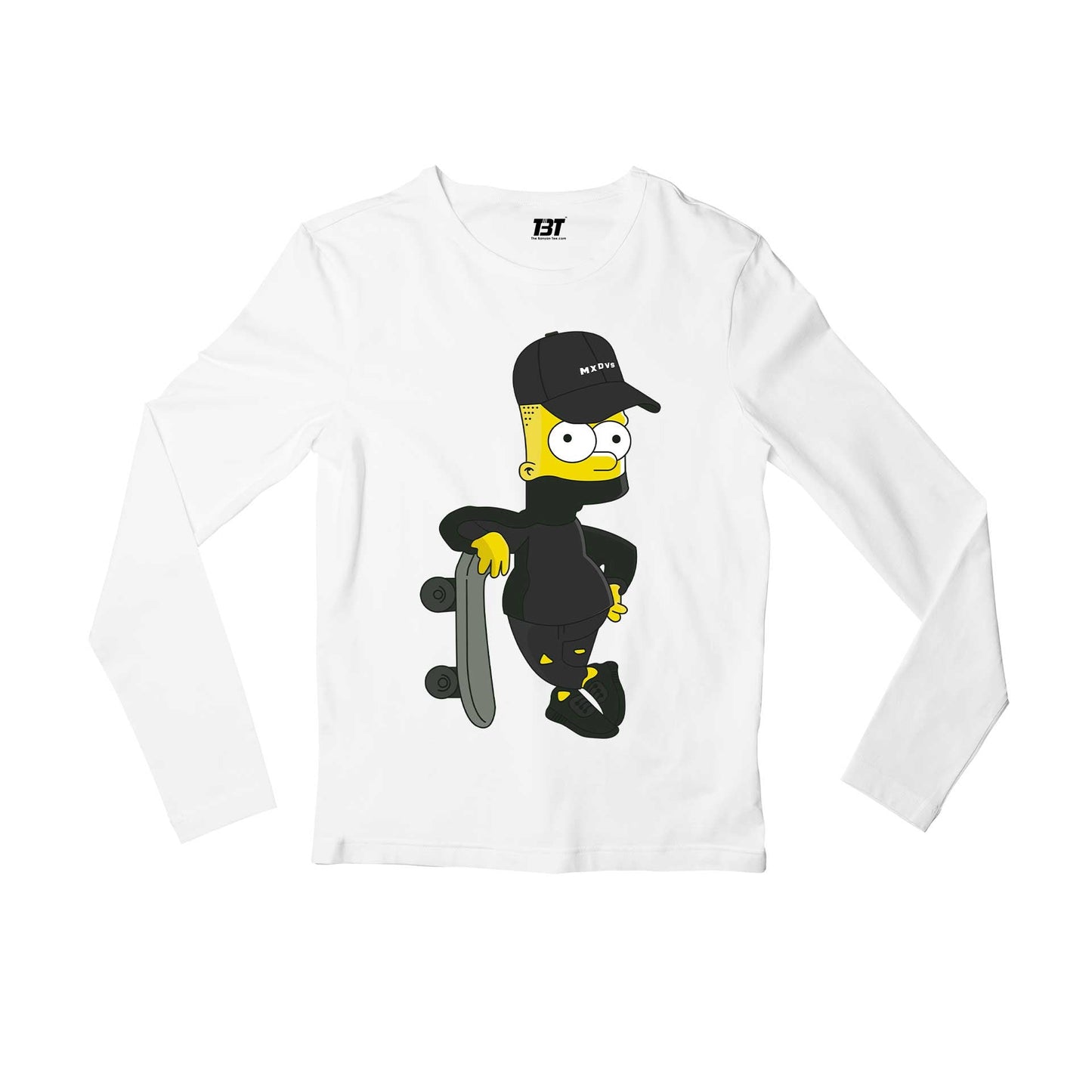 The Simpsons Full Sleeves T-shirt Full Sleeves T-shirt The Banyan Tee TBT Merchandise Apparel Clothing