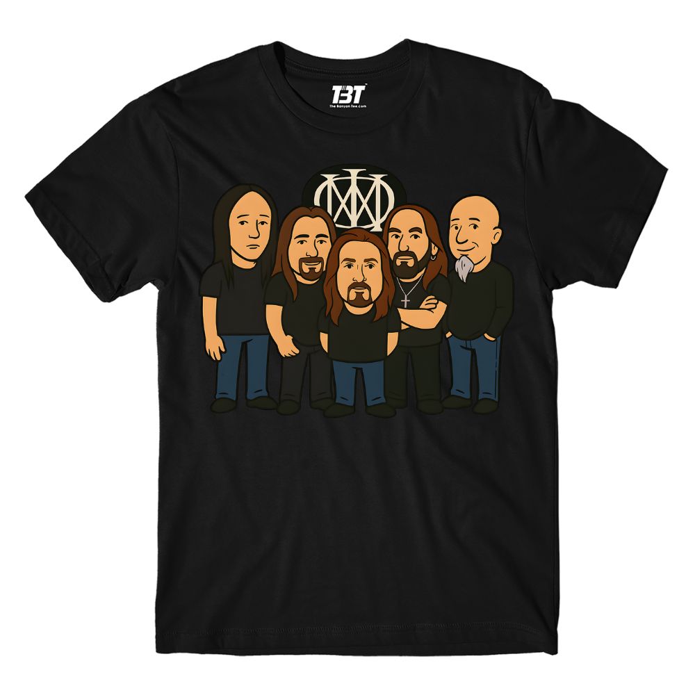 dream theater toon theater t-shirt music band buy online india the banyan tee tbt men women girls boys unisex black