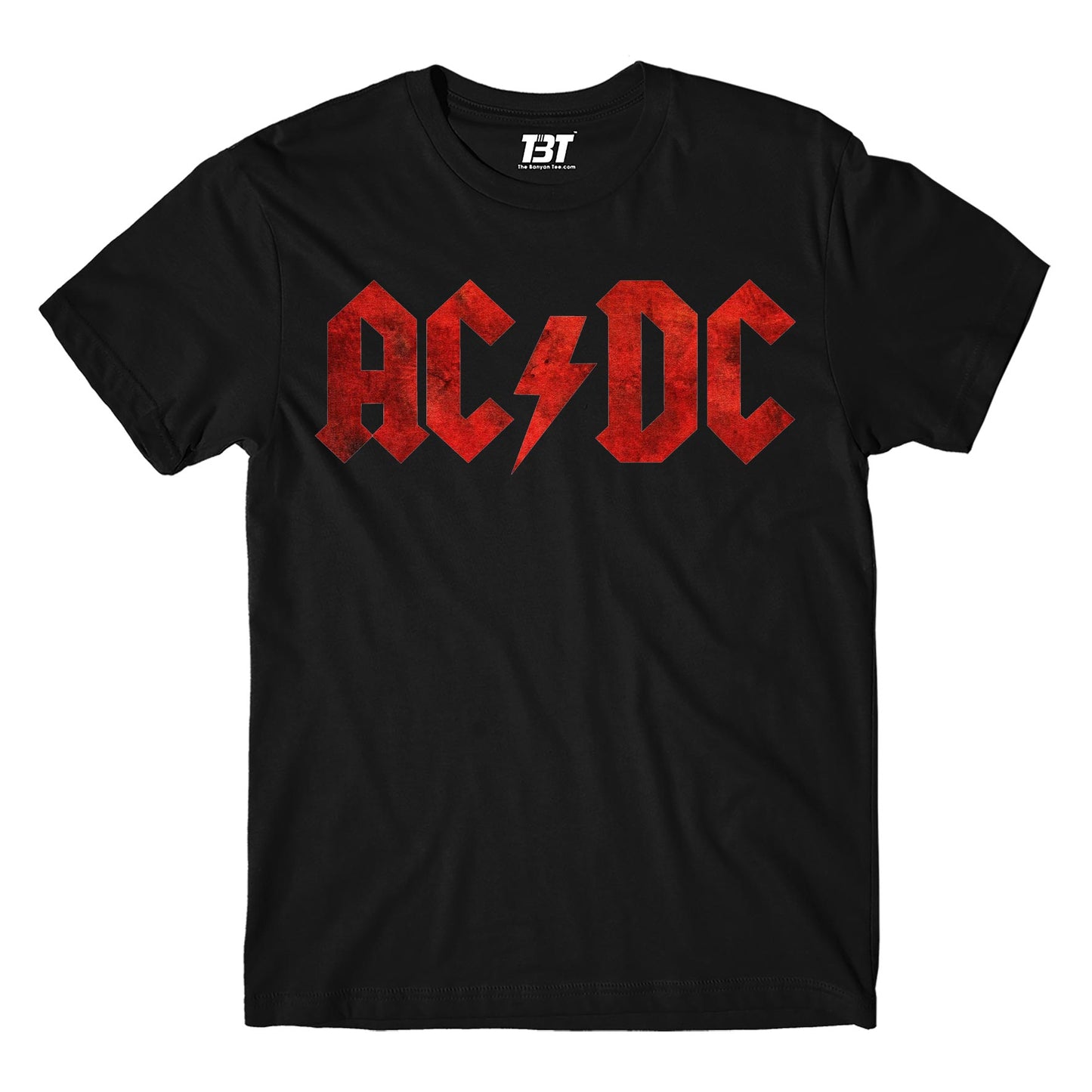 ac/dc rock t-shirt music band buy online india the banyan tee tbt men women girls boys unisex black