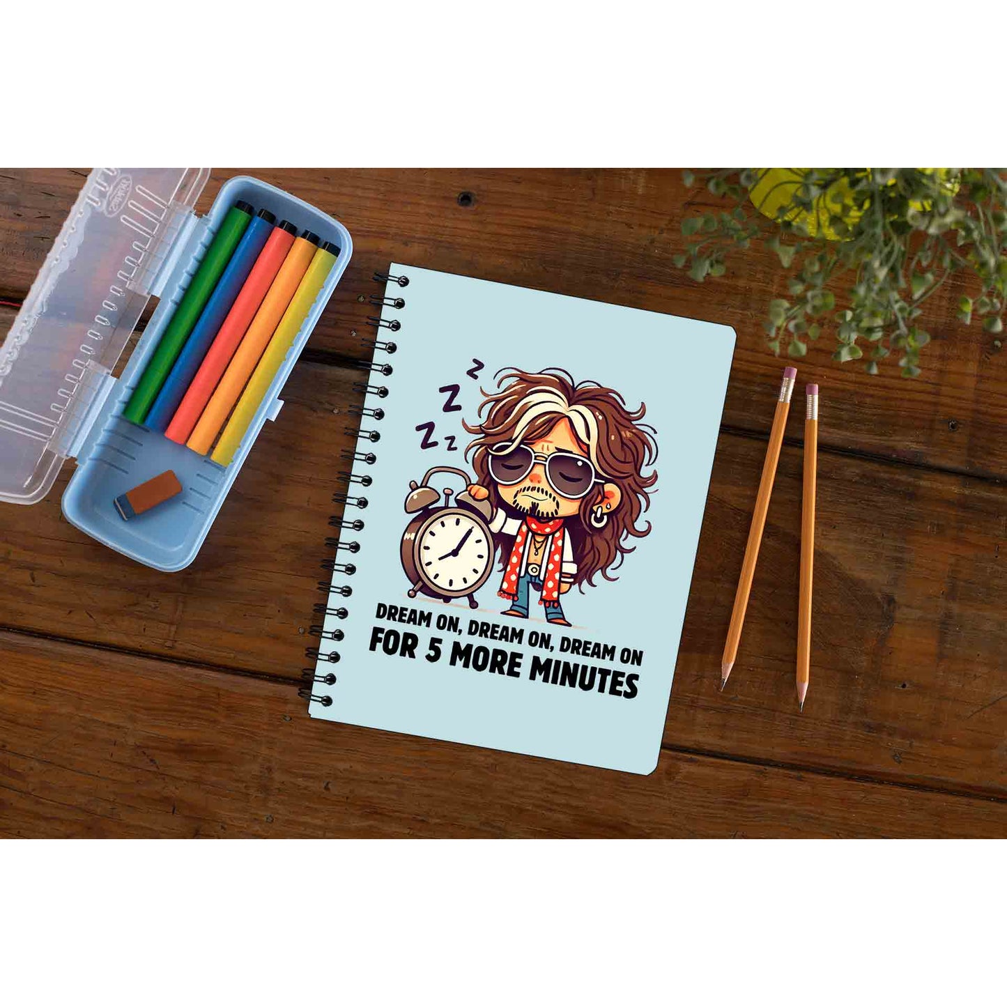 aerosmith 5 more minutes notebook notepad diary buy online india the banyan tee tbt unruled
