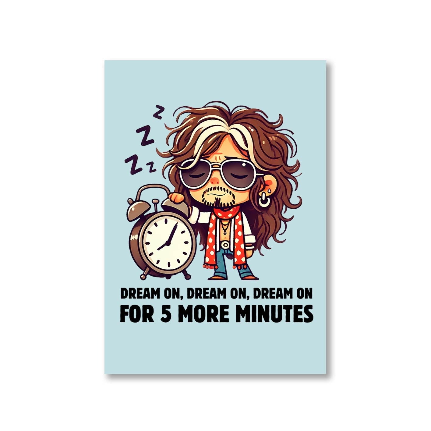 aerosmith 5 more minutes poster wall art buy online india the banyan tee tbt a4