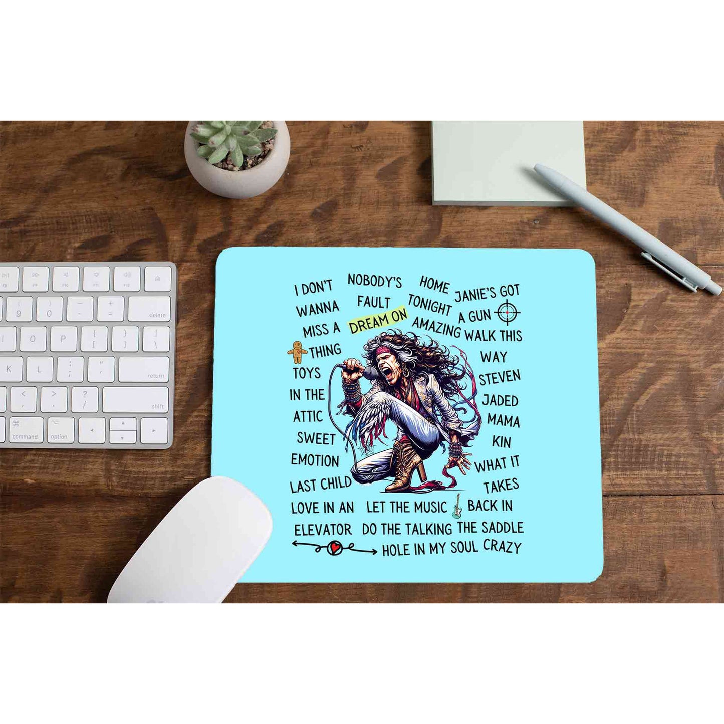 aerosmith song story mousepad logitech large anime music band buy online india the banyan tee tbt men women girls boys unisex