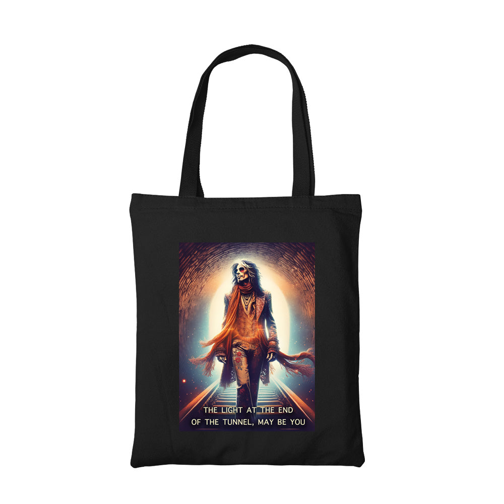 aerosmith amazing lyrics tote bag cotton printed music band buy online india the banyan tee tbt men women girls boys unisex
