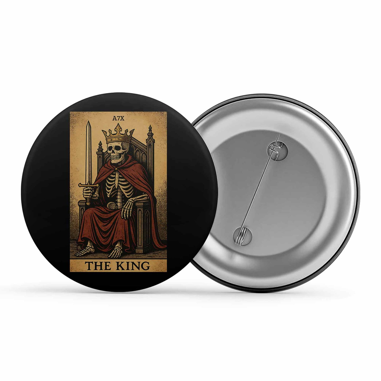 avenged sevenfold the king badge pin button music band buy online india the banyan tee tbt men women girls boys unisex