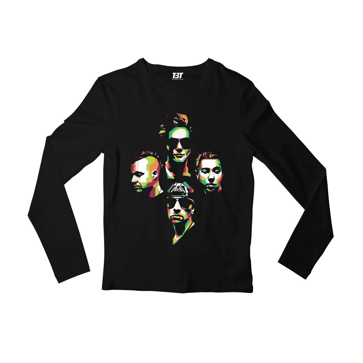 avenged sevenfold pop art full sleeves long sleeves music band buy online india the banyan tee tbt men women girls boys unisex black