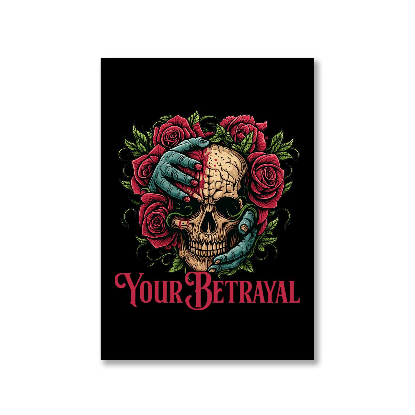 bullet for my valentine your betrayal poster wall art buy online india the banyan tee tbt a4
