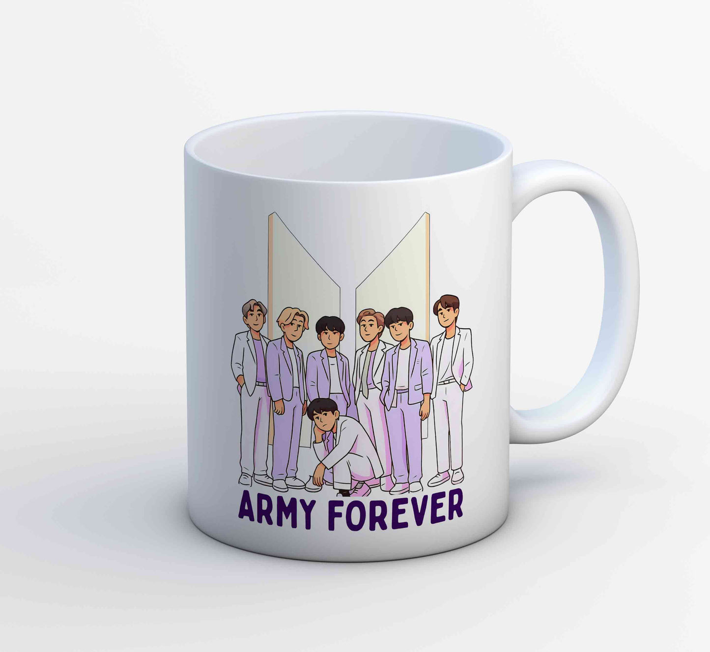 bts army forever mug coffee ceramic music band buy online india the banyan tee tbt men women girls boys unisex