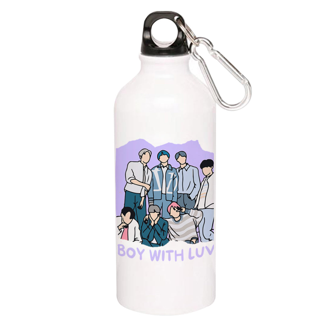 bts boy with luv sipper steel water bottle flask gym shaker music band buy online india the banyan tee tbt men women girls boys unisex