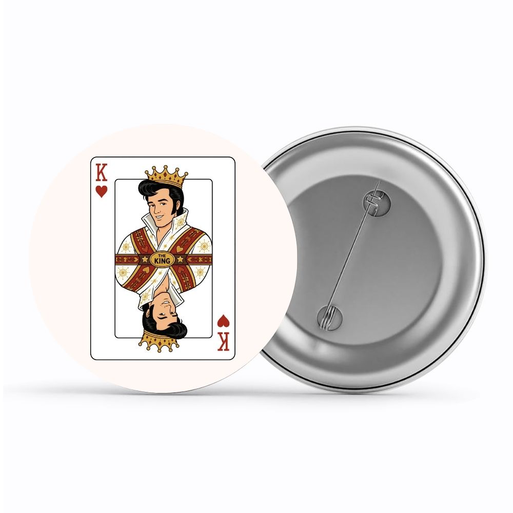 elvis presley the king of rock and roll badge pin button music band buy online india the banyan tee tbt men women girls boys unisex