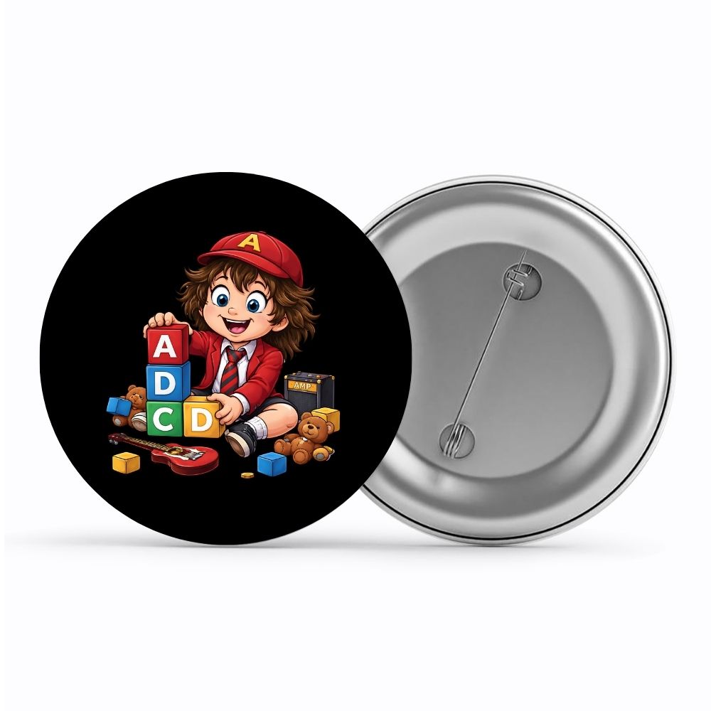 ac/dc back in blocks badge pin button music band buy online india the banyan tee tbt men women girls boys unisex