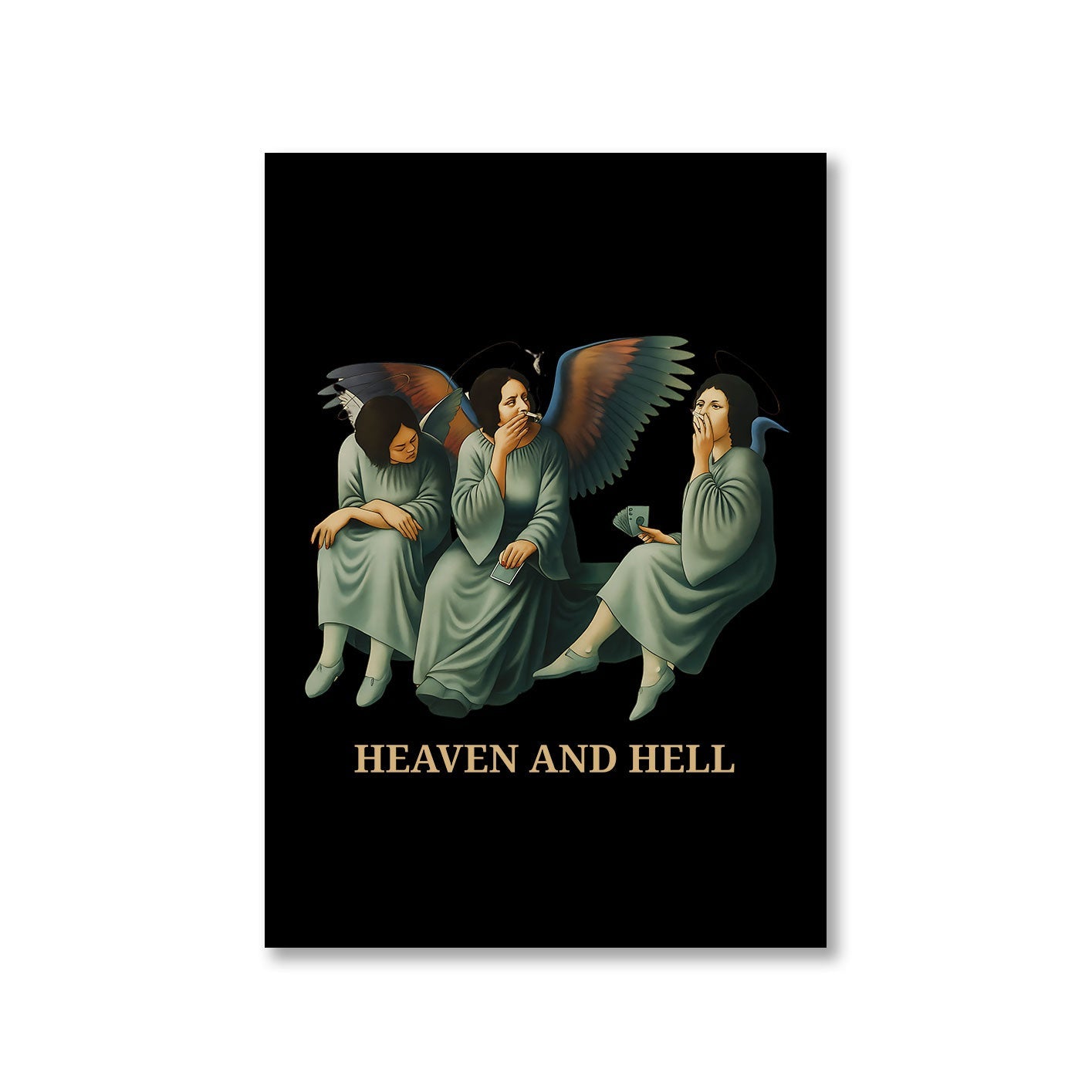 black sabbath heaven and hell poster wall art buy online india the banyan tee tbt a4