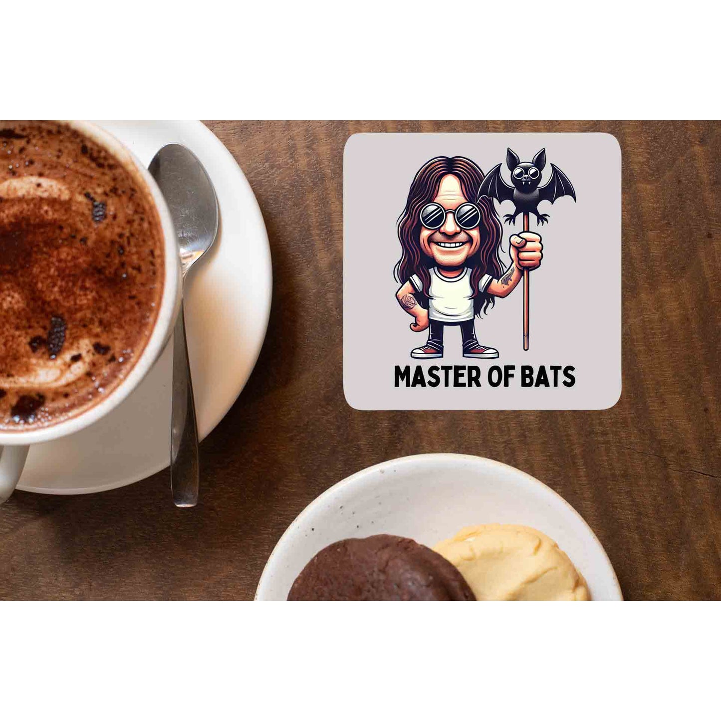 black sabbath master of bats coasters wooden table cups indian music band buy online india the banyan tee tbt men women girls boys unisex