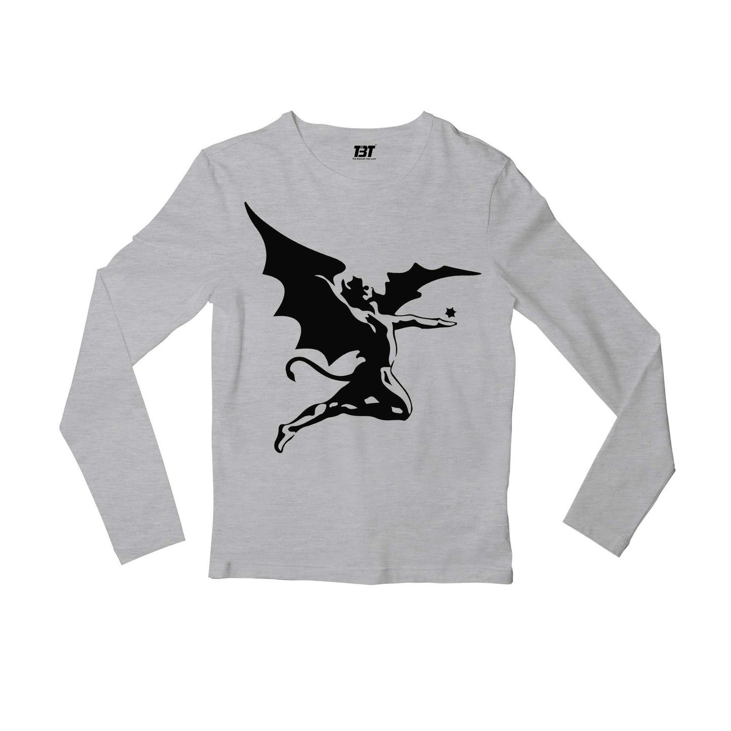 black sabbath fallen angel full sleeves long sleeves music band buy online india the banyan tee tbt men women girls boys unisex gray
