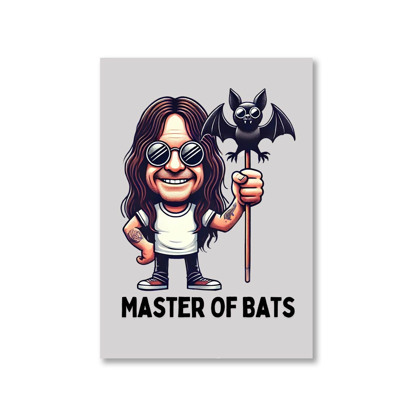 black sabbath master of bats poster wall art buy online india the banyan tee tbt a4
