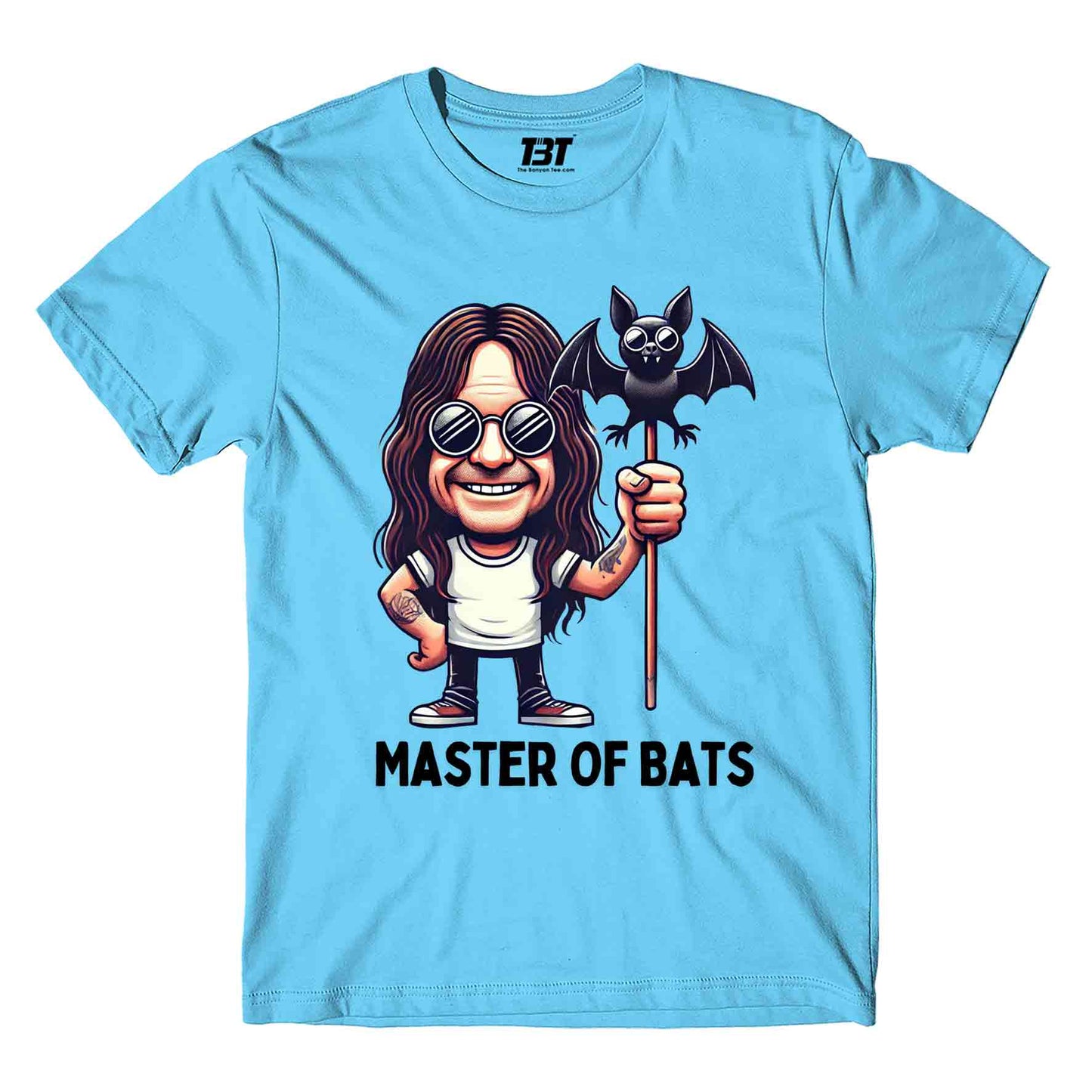 black sabbath master of bats t-shirt music band buy online india the banyan tee tbt men women girls boys unisex sky blue