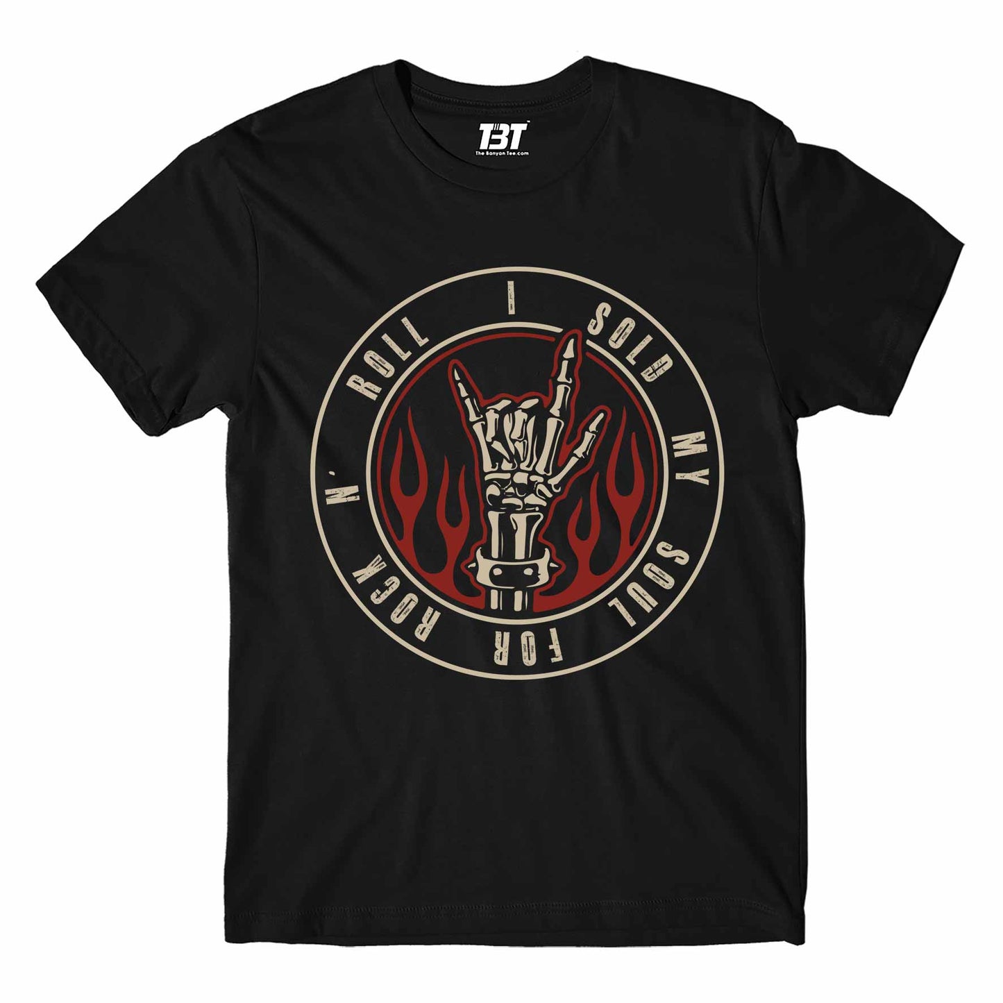 black sabbath sold my soul for rock n' roll t-shirt music band buy online india the banyan tee tbt men women girls boys unisex black