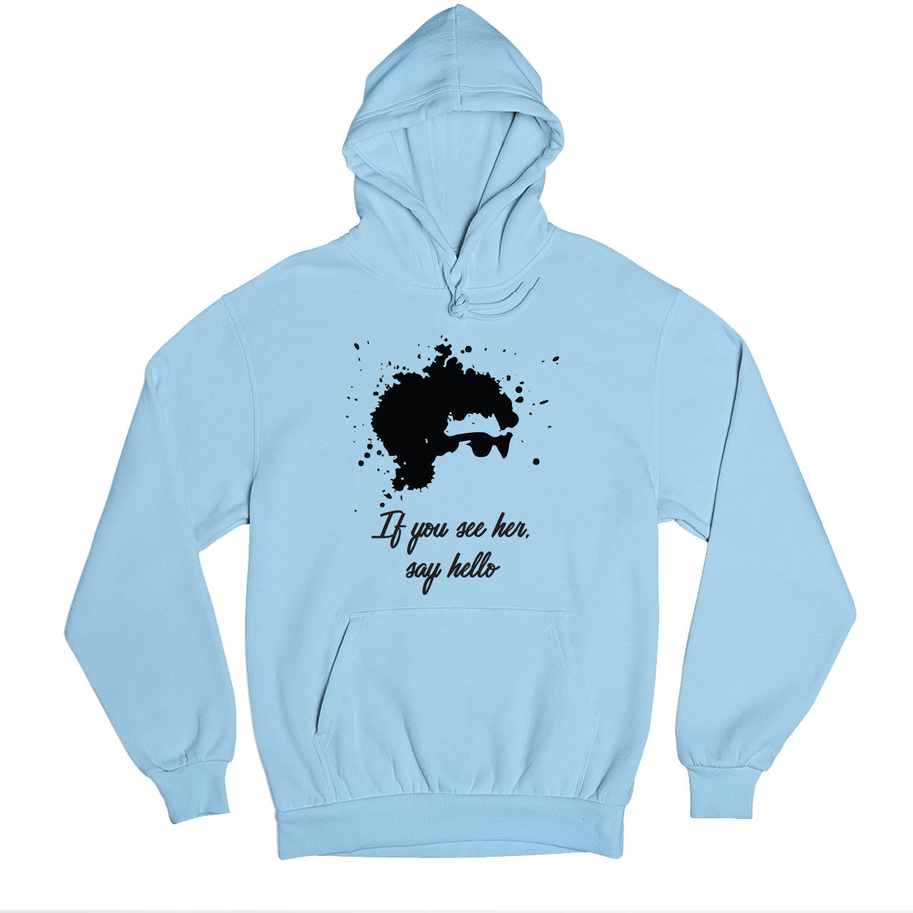 bob dylan if you see her, say hello hoodie hooded sweatshirt winterwear music band buy online india the banyan tee tbt men women girls boys unisex baby blue