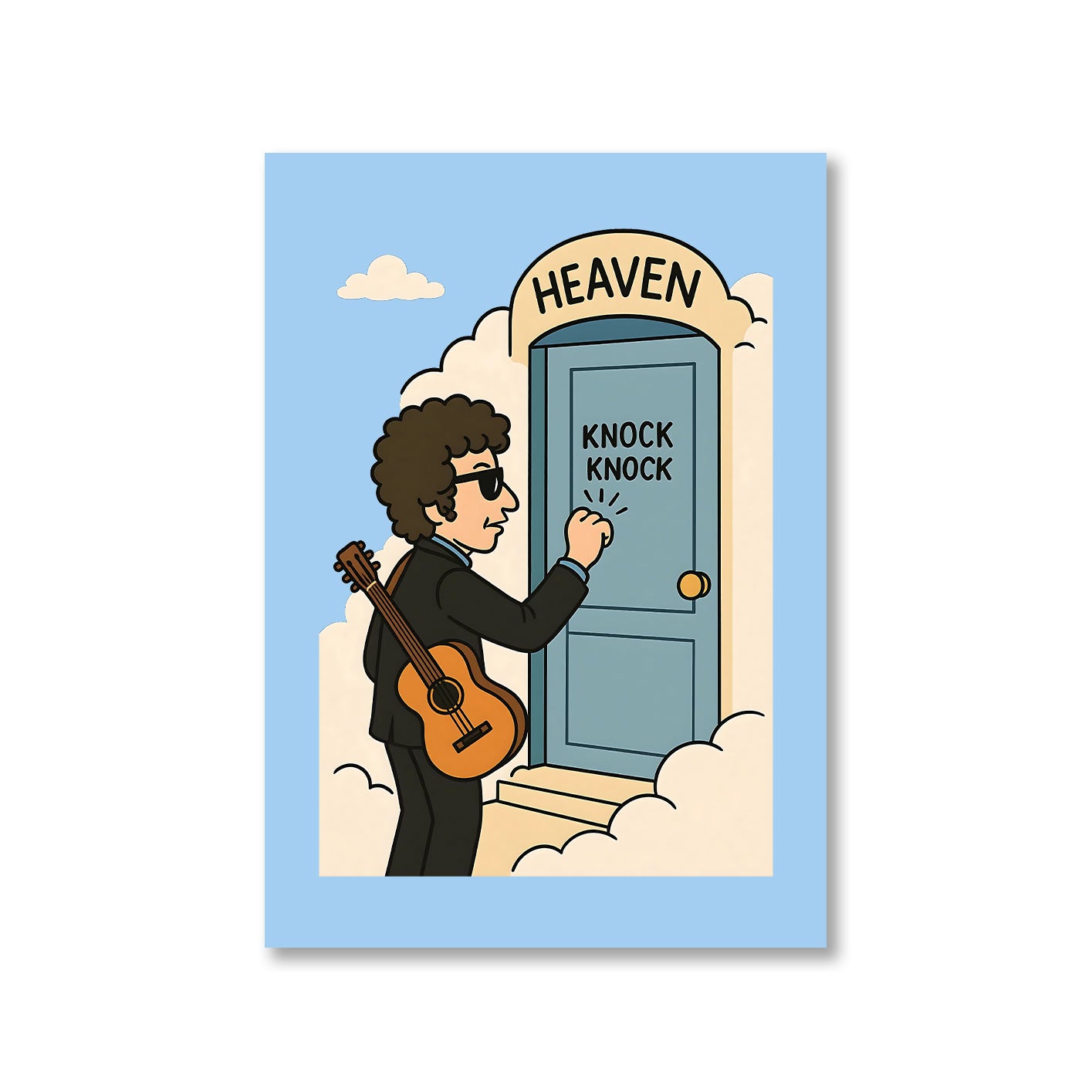 bob dylan heaven's door poster wall art buy online india the banyan tee tbt 8 x 10