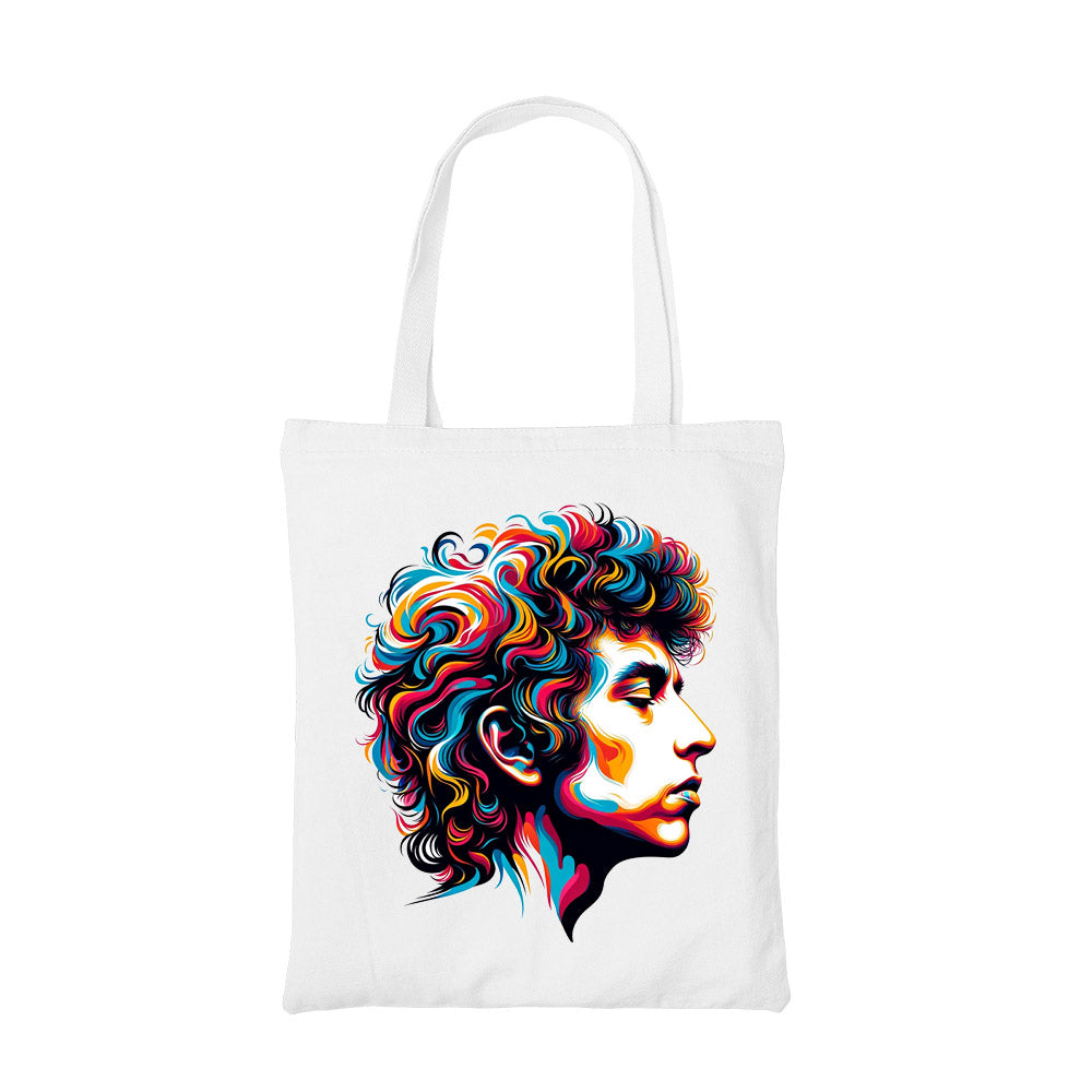 bob dylan fan art tote bag cotton printed music band buy online india the banyan tee tbt men women girls boys unisex