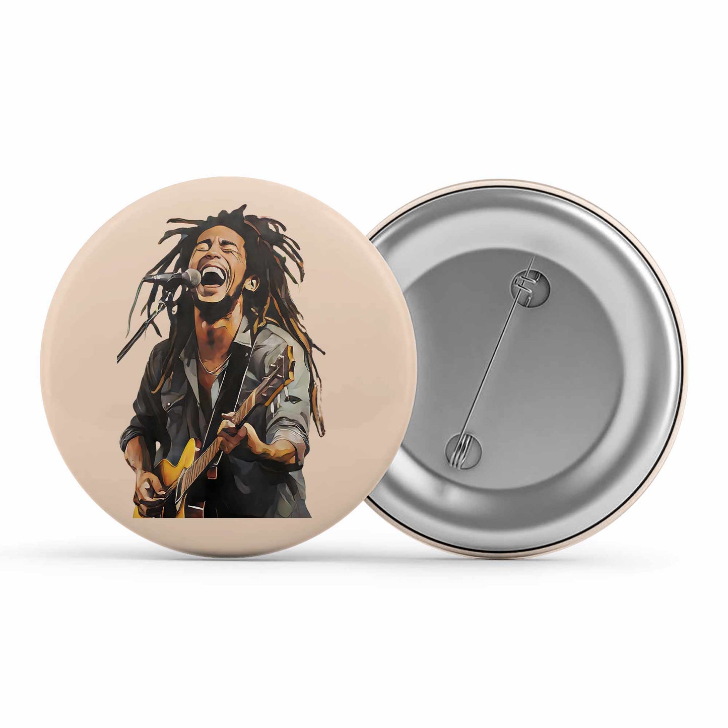 bob marley fan art badge pin button music band buy online india the banyan tee tbt men women girls boys unisex