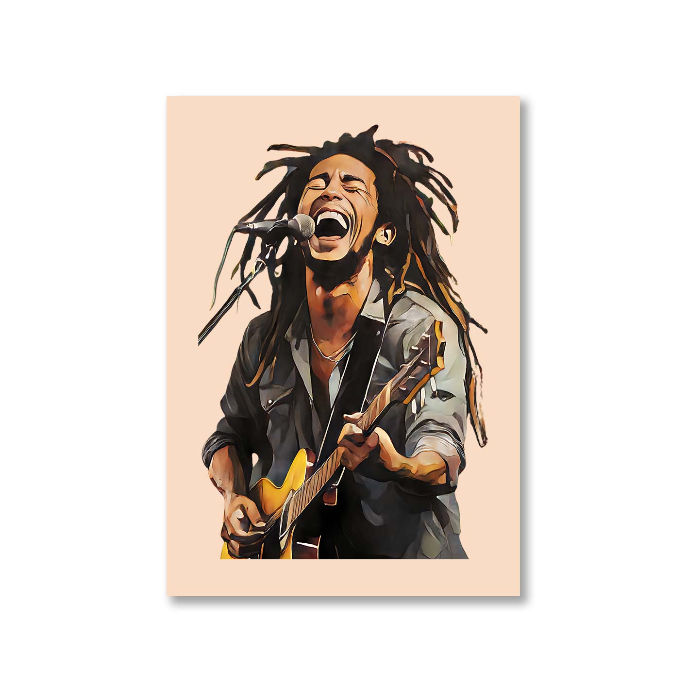 bob marley fan art poster wall art buy online india the banyan tee tbt a4