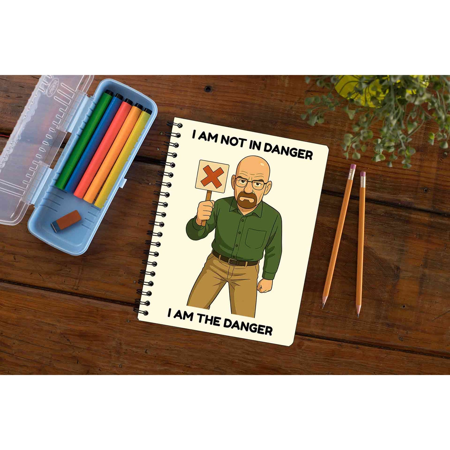 Breaking Bad Notebook by The Banyan Tee TBT - Danger