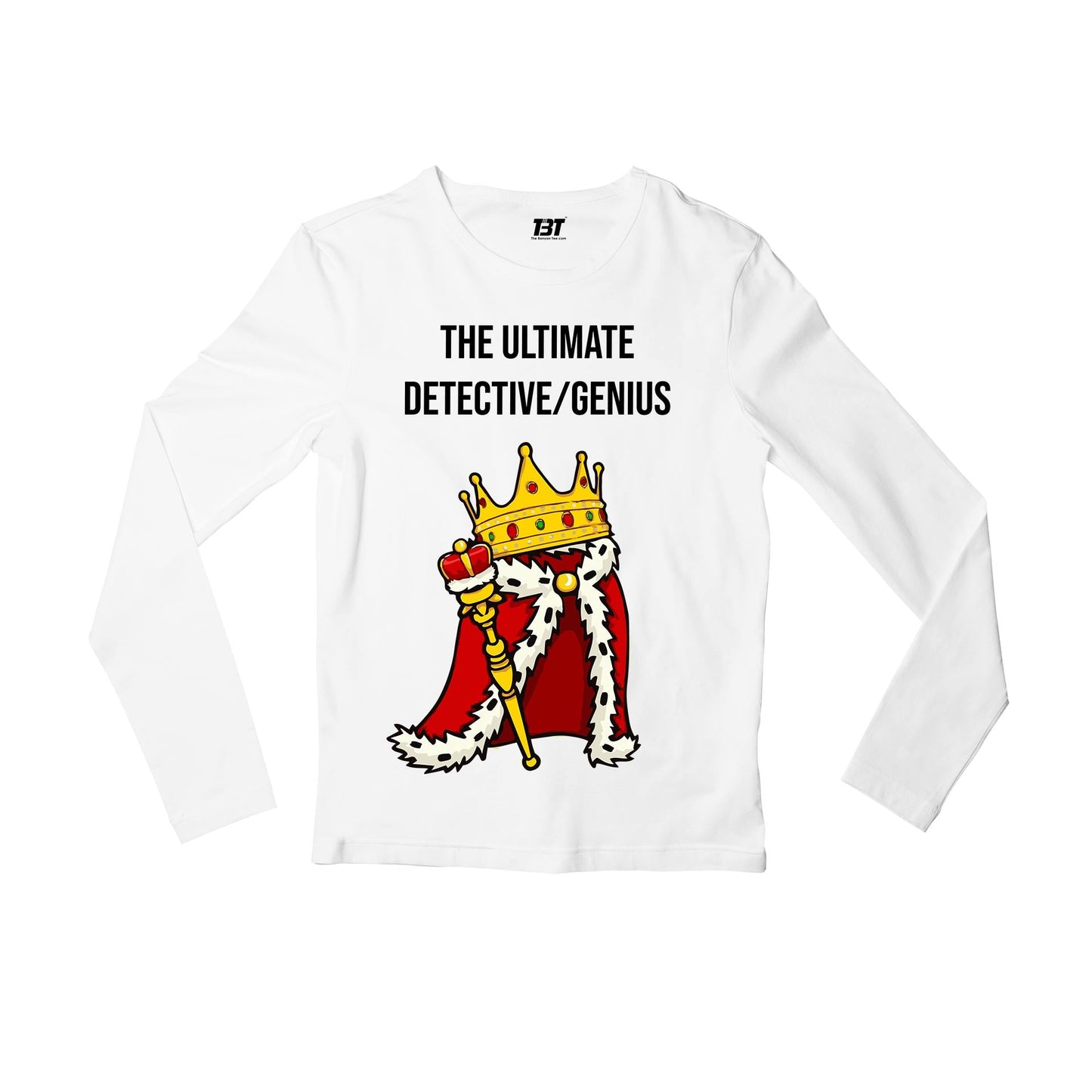 brooklyn nine-nine the ultimate genius full sleeves long sleeves buy online india the banyan tee tbt men women girls boys unisex white detective jake peralta terry charles boyle gina linetti andy samberg merchandise clothing acceessories
