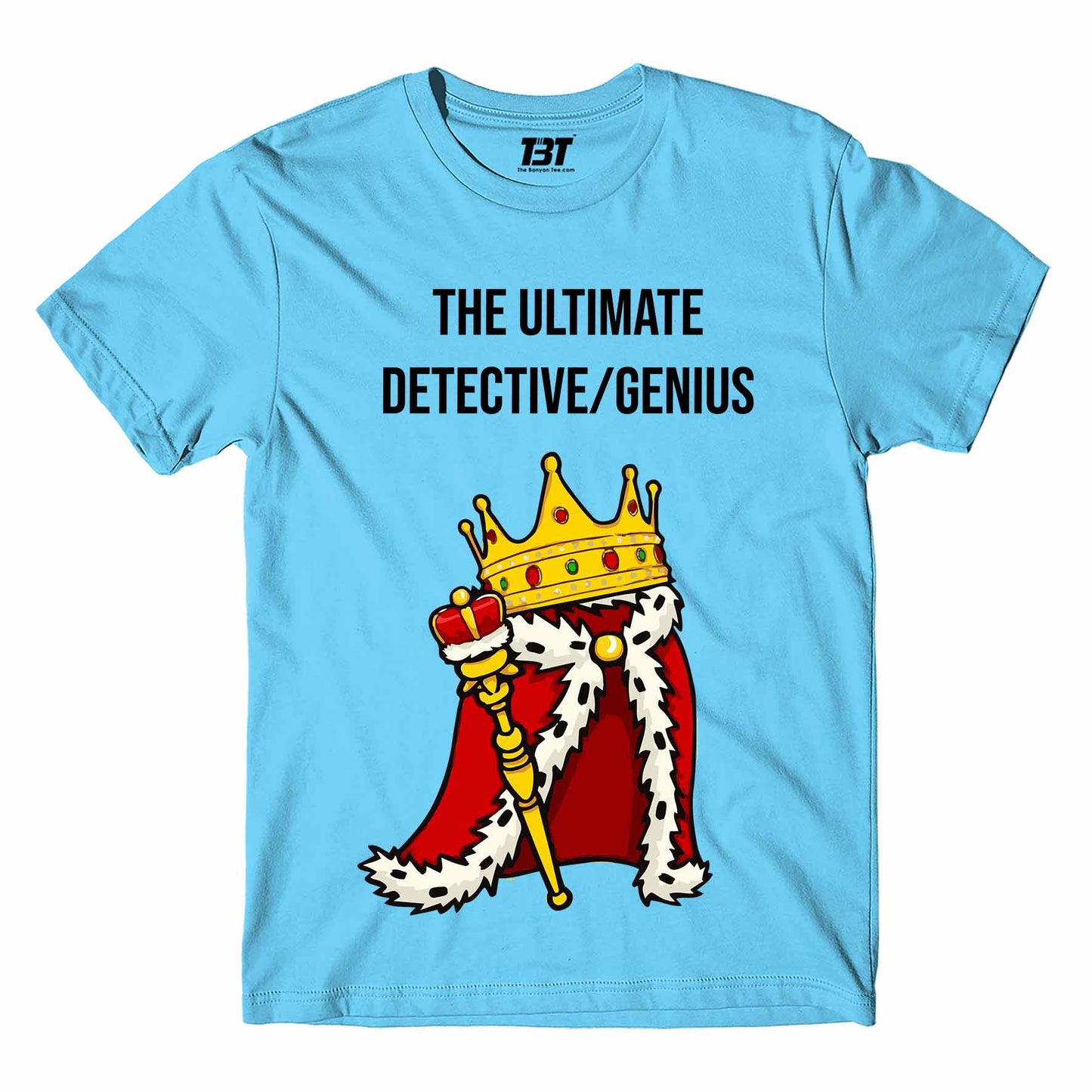 brooklyn nine-nine the ultimate genius t-shirt buy online india the banyan tee tbt men women girls boys unisex Sky Blue detective jake peralta terry charles boyle gina linetti andy samberg merchandise clothing acceessories