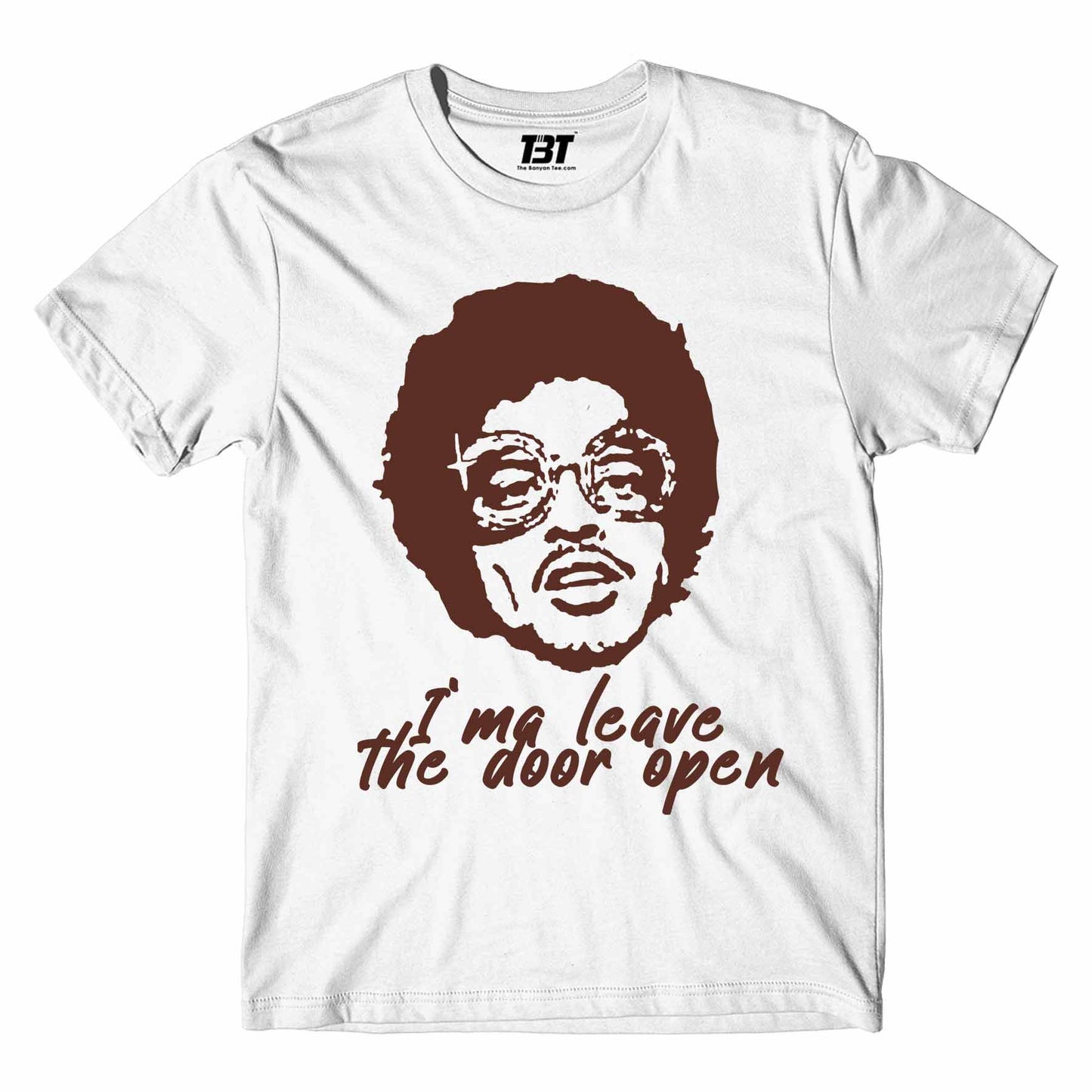 bruno mars leave the door open t-shirt music band buy online india the banyan tee tbt men women girls boys unisex white