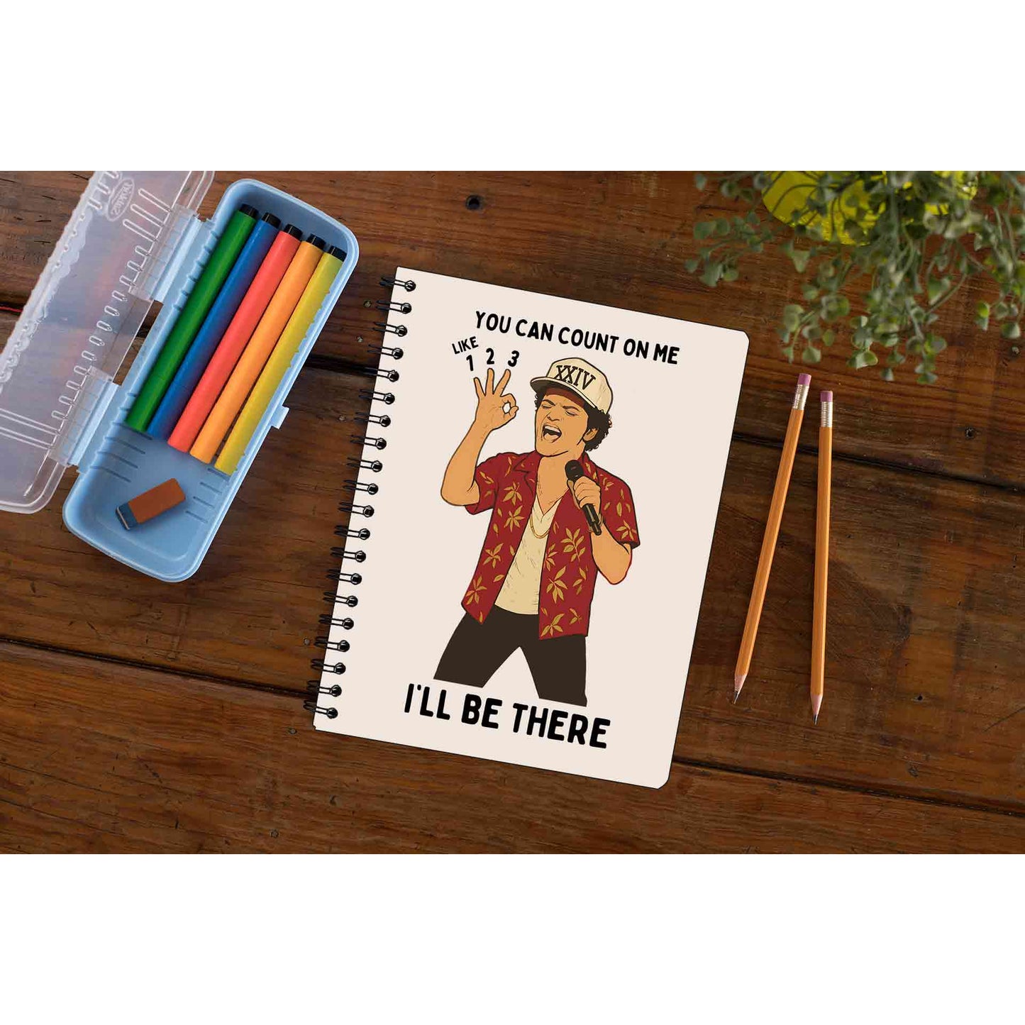 bruno mars count on me notebook notepad diary buy online india the banyan tee tbt unruled