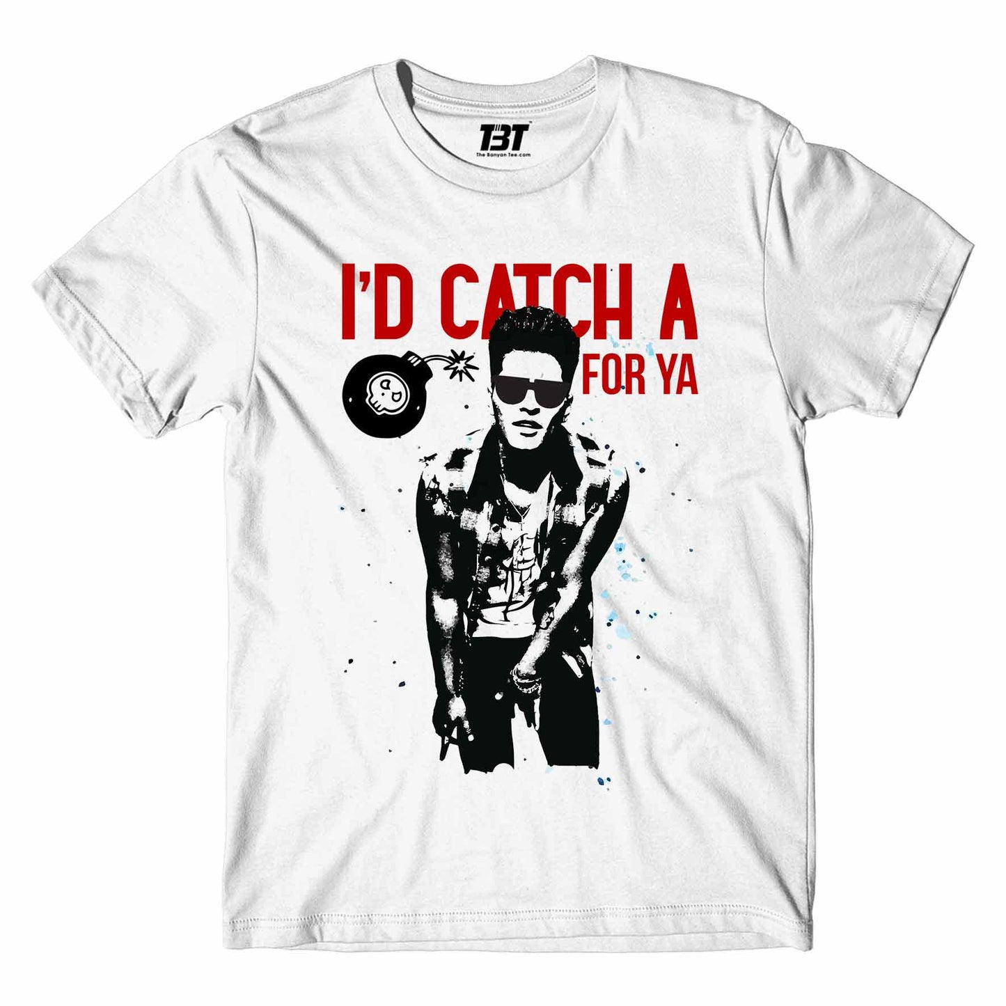 bruno mars grenade t-shirt music band buy online india the banyan tee tbt men women girls boys unisex white