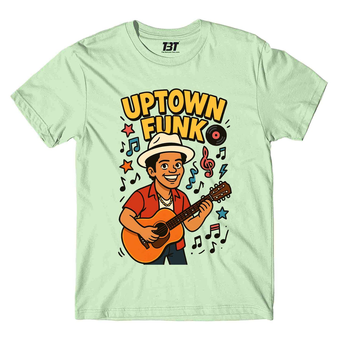 bruno mars uptown funk t-shirt music band buy online india the banyan tee tbt men women girls boys unisex jade