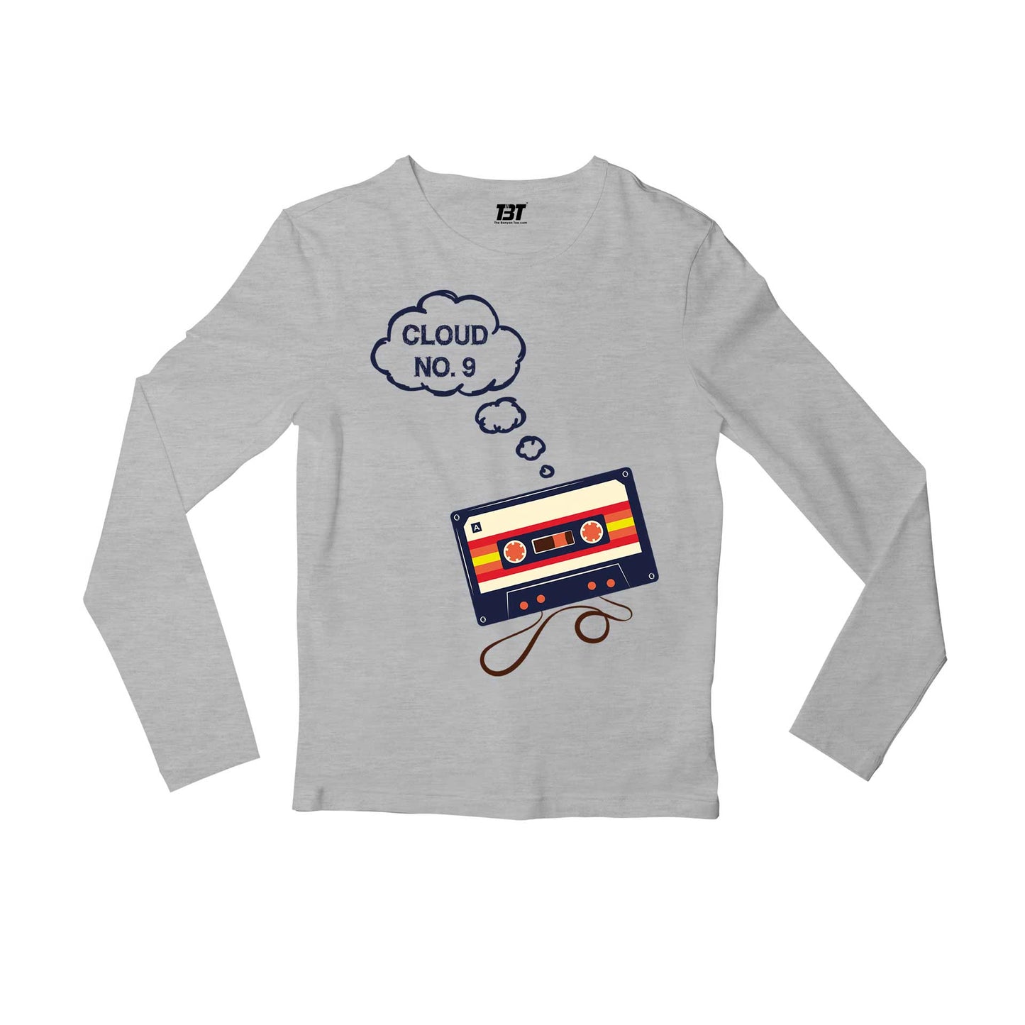 bryan adams cloud number nine full sleeves long sleeves music band buy online india the banyan tee tbt men women girls boys unisex gray