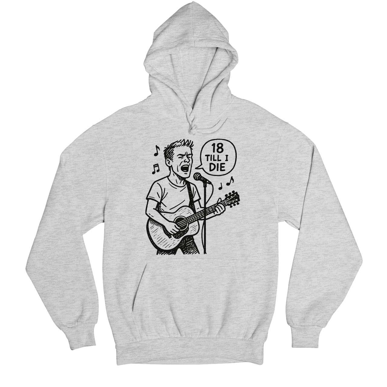 bryan adams 18 till i die hoodie hooded sweatshirt winterwear music band buy online india the banyan tee tbt men women girls boys unisex gray
