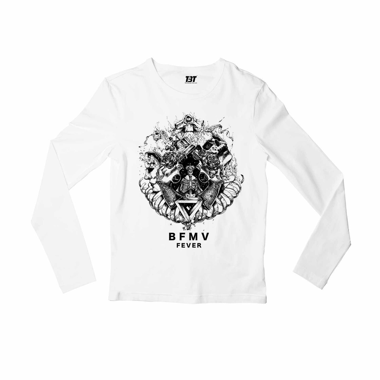 bullet for my valentine bfmv full sleeves long sleeves music band buy online india the banyan tee tbt men women girls boys unisex white