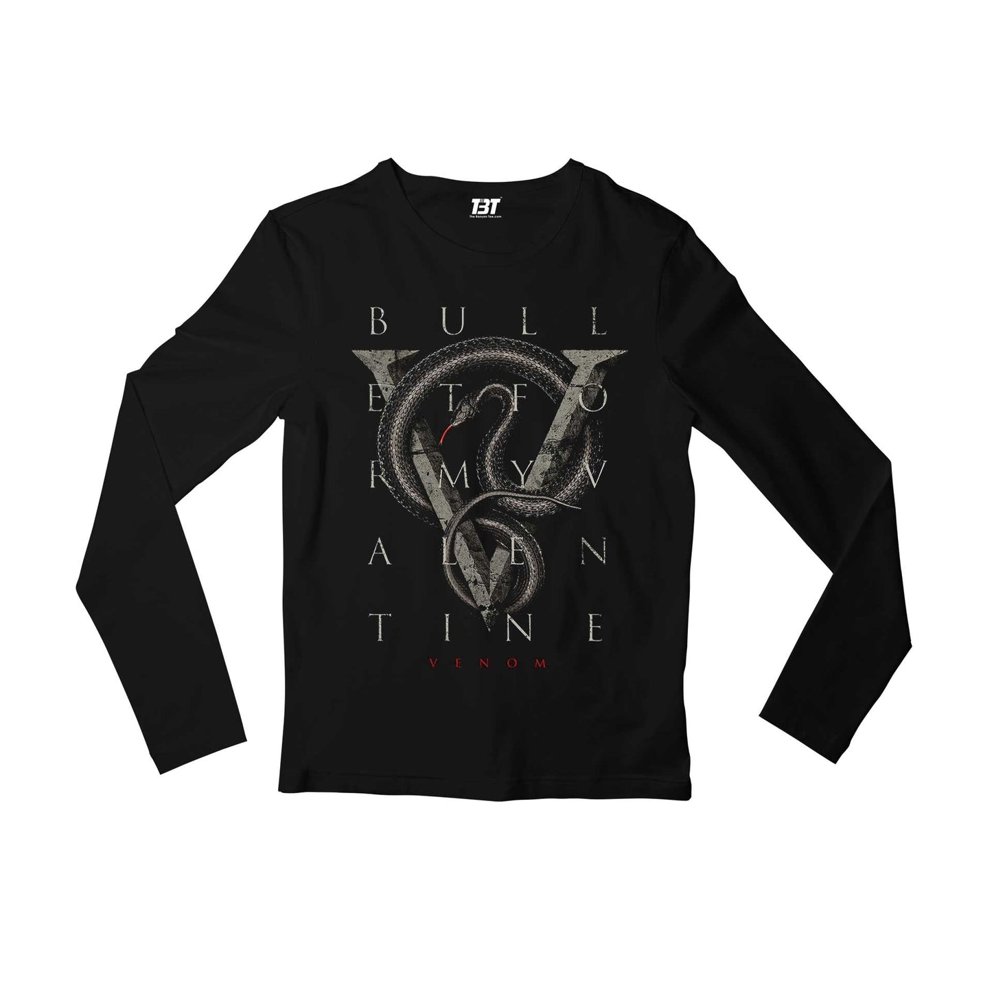 bullet for my valentine venom full sleeves long sleeves music band buy online india the banyan tee tbt men women girls boys unisex black