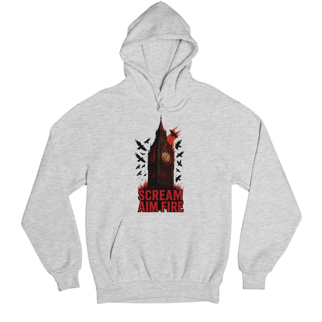 bullet for my valentine scream aim fire hoodie hooded sweatshirt winterwear music band buy online india the banyan tee tbt men women girls boys unisex gray