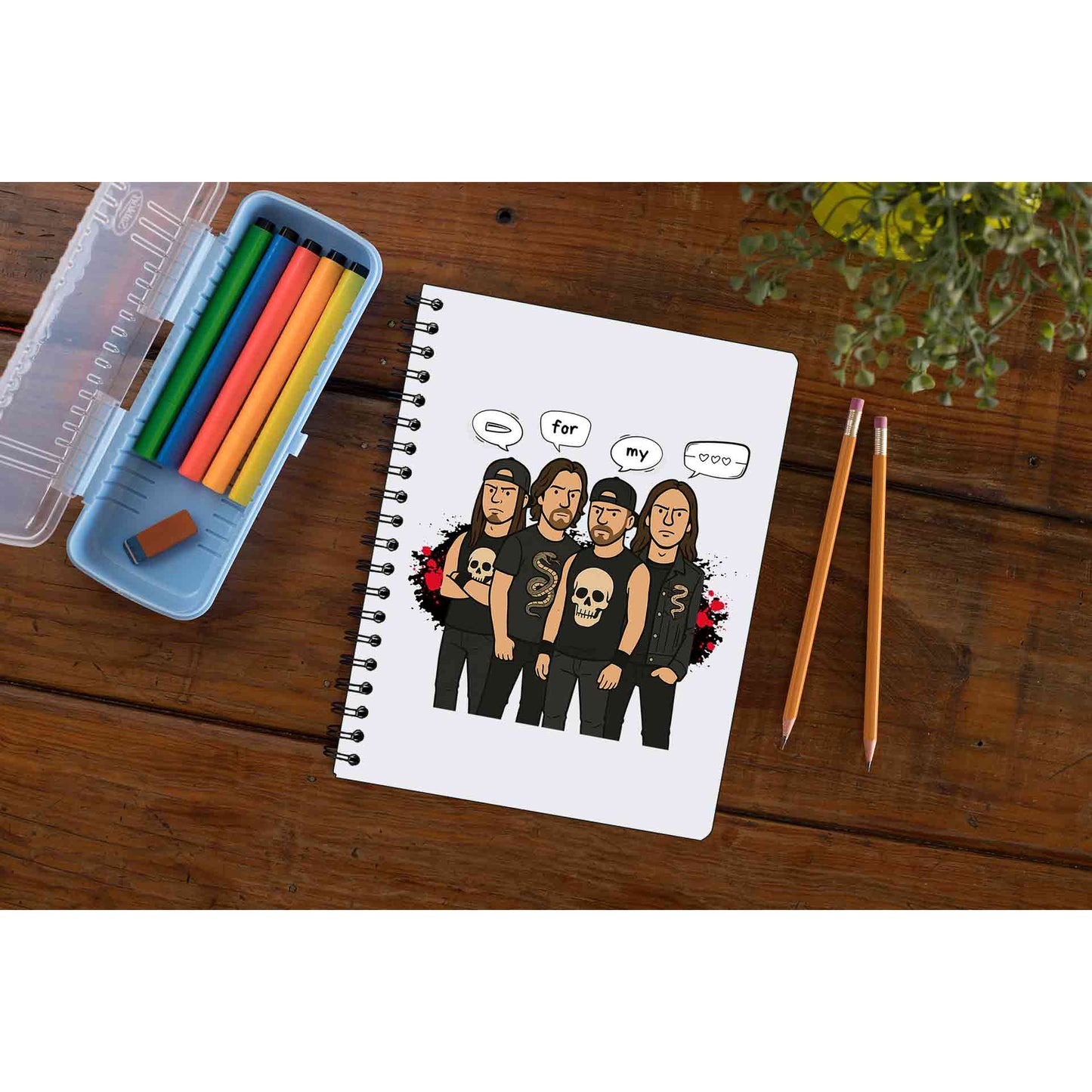 bullet for my valentine bullet gang notebook notepad diary buy online india the banyan tee tbt unruled