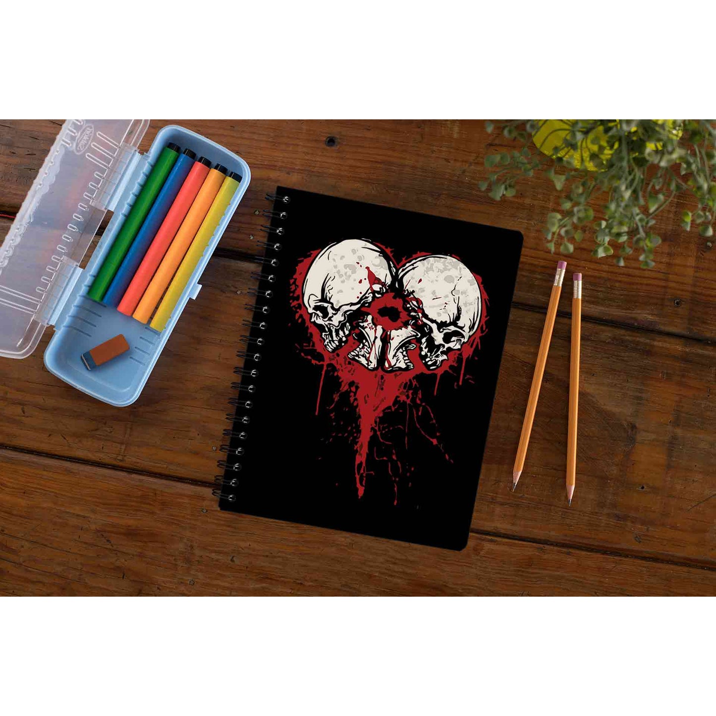 bullet for my valentine bullet heart notebook notepad diary buy online india the banyan tee tbt unruled