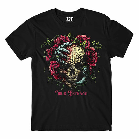 bullet for my valentine your betrayal t-shirt music band buy online india the banyan tee tbt men women girls boys unisex black