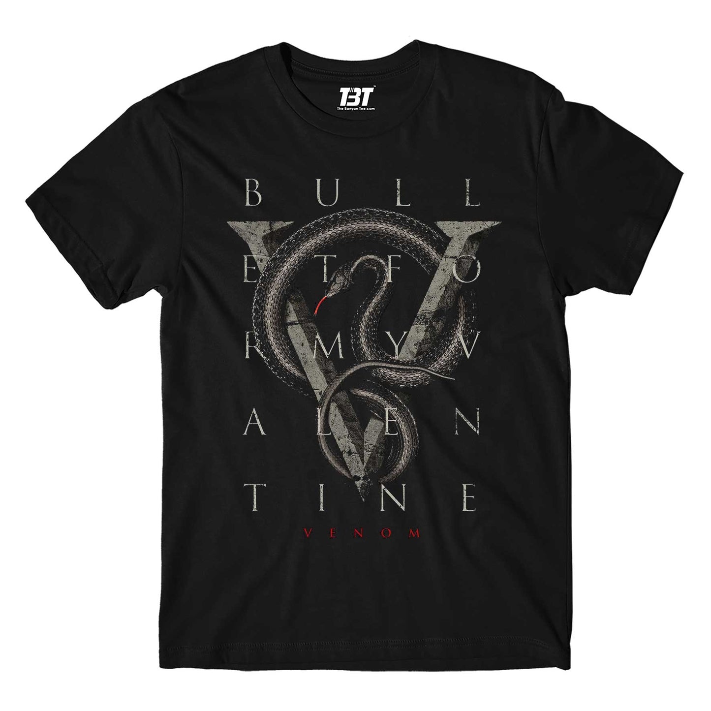 bullet for my valentine venom t-shirt music band buy online india the banyan tee tbt men women girls boys unisex black