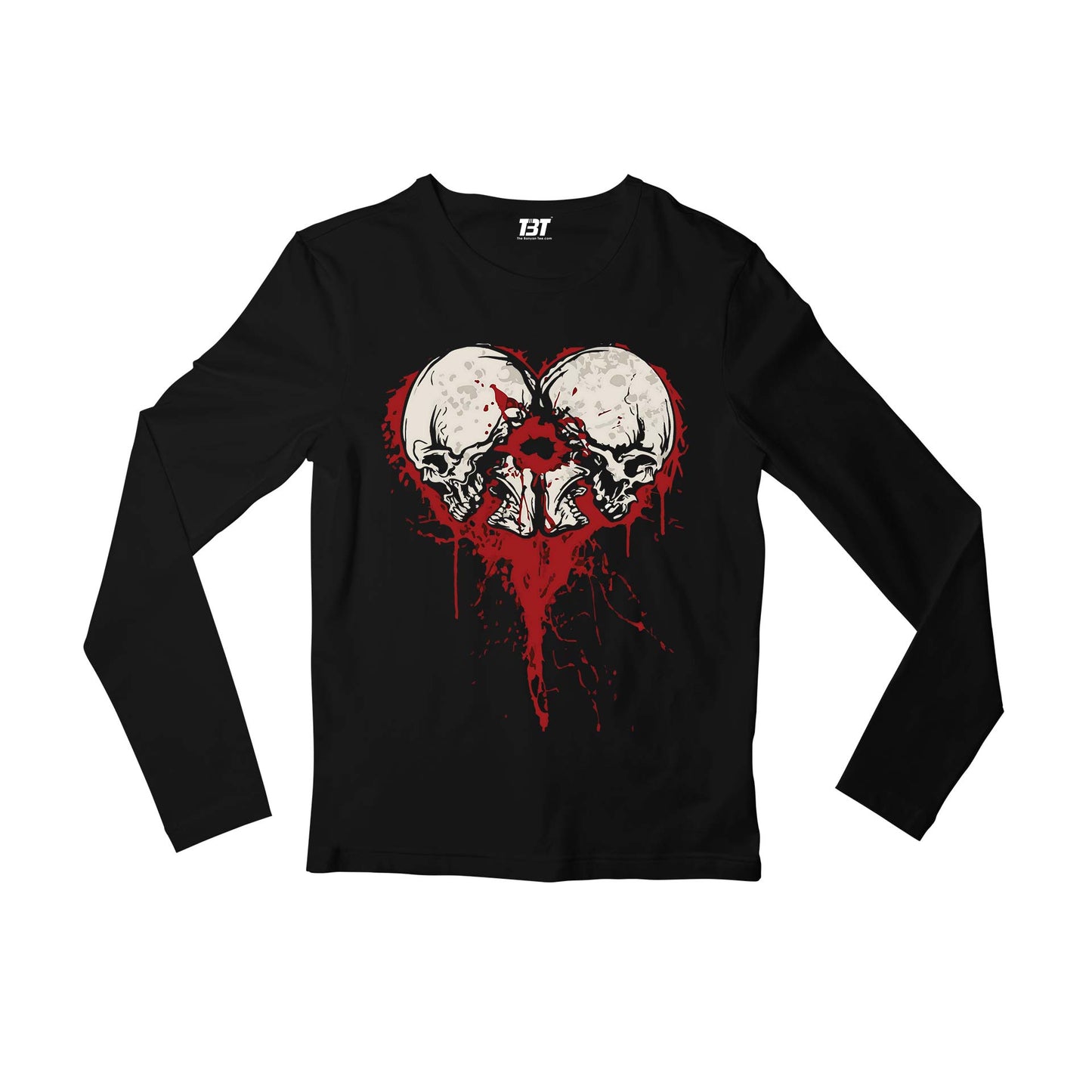bullet for my valentine bullet heart full sleeves long sleeves music band buy online india the banyan tee tbt men women girls boys unisex black