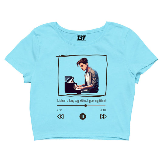 charlie puth see you again crop top music band buy online india the banyan tee tbt men women girls boys unisex white it's been a long day without you, my friend and i'll tell you all about it when i see you again