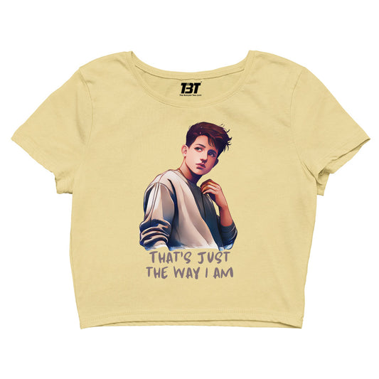 charlie puth the way i am crop top music band buy online india the banyan tee tbt men women girls boys unisex white