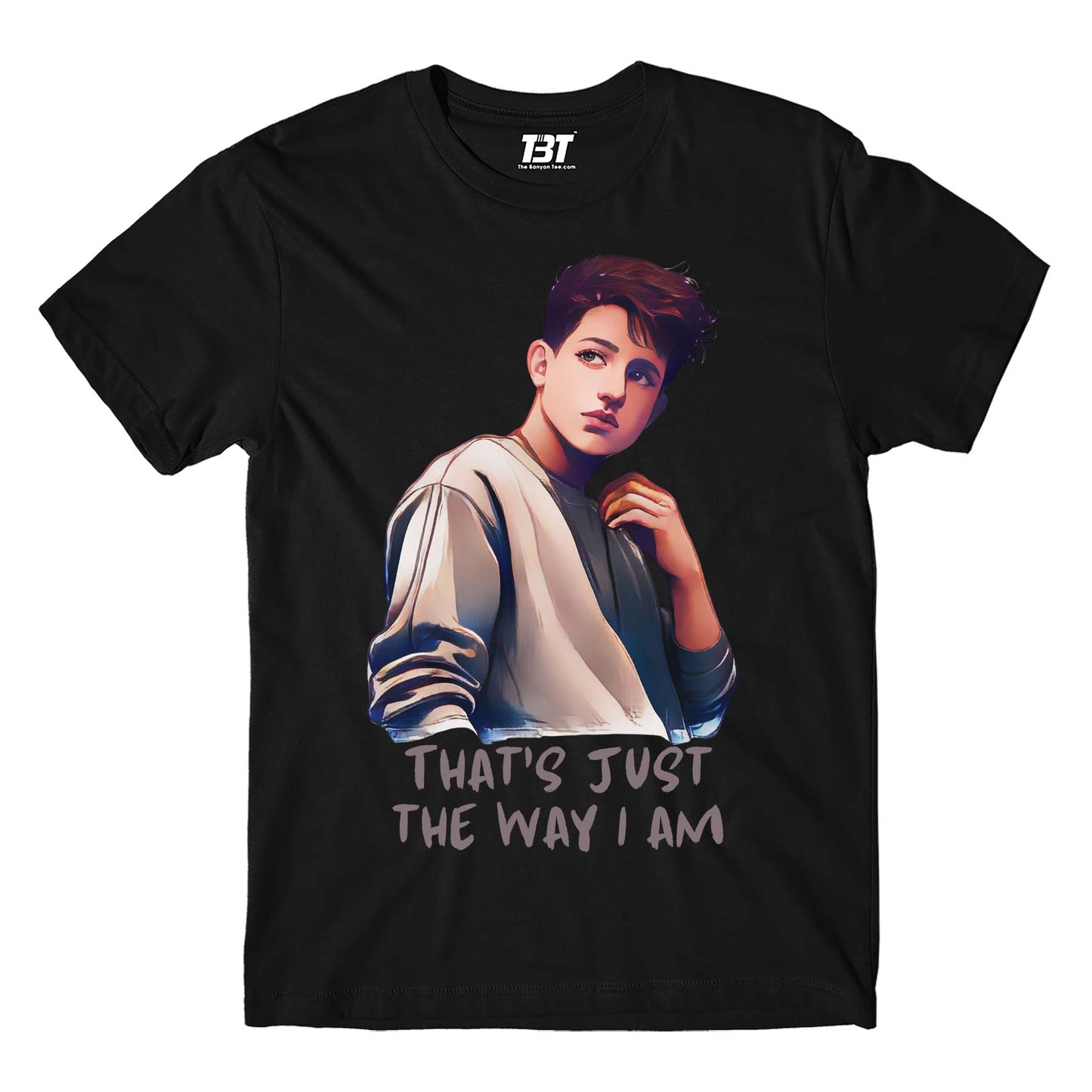 charlie puth the way i am t-shirt music band buy online india the banyan tee tbt men women girls boys unisex black