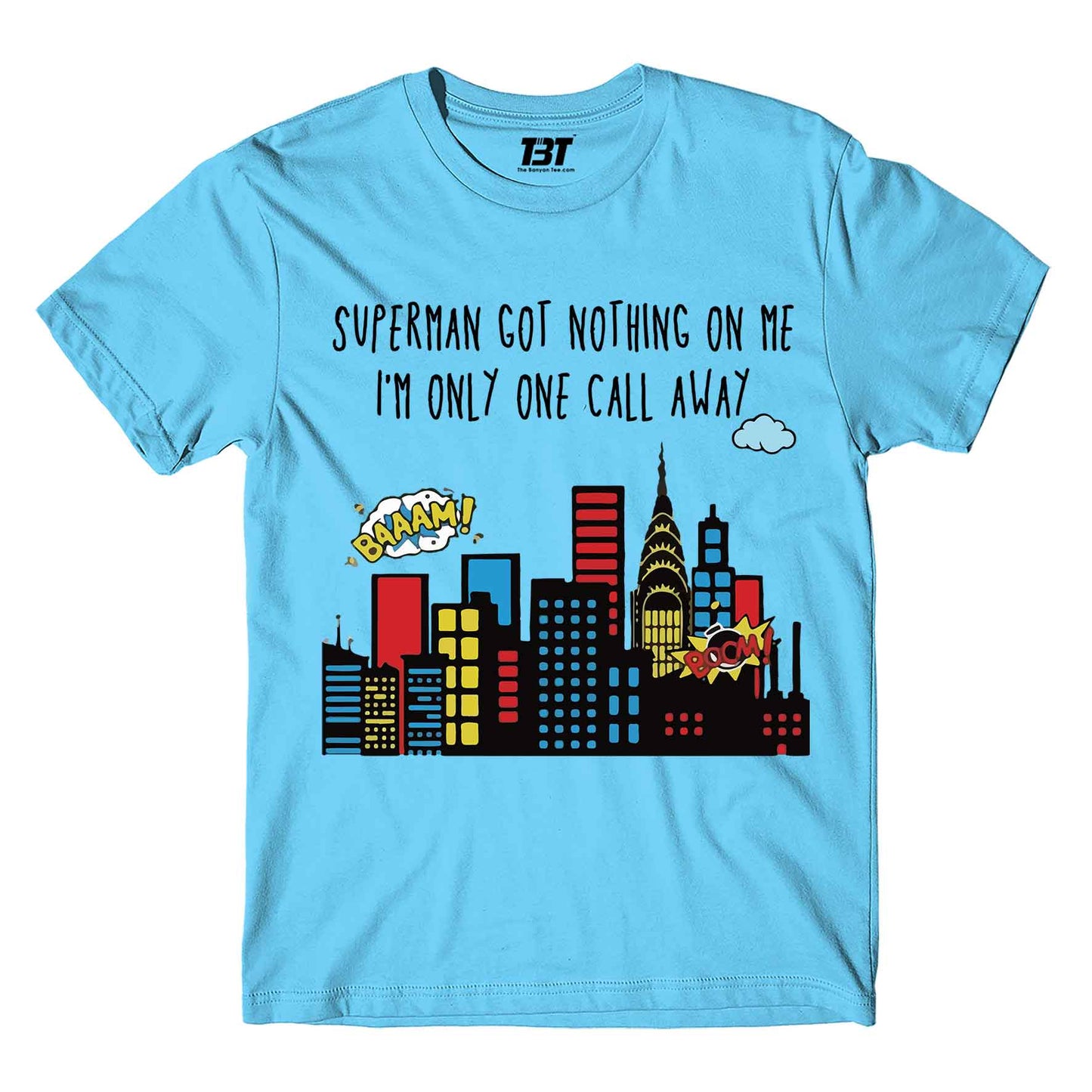 charlie puth one call away t-shirt music band buy online india the banyan tee tbt men women girls boys unisex Royal Blue superman got nothing on me i'm only one call away