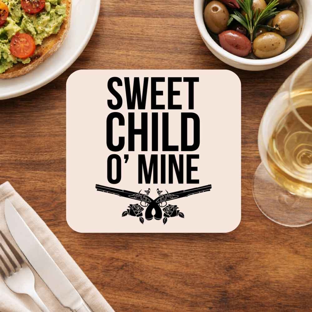 guns n' roses sweet child o' mine coasters wooden table cups indian music band buy online india the banyan tee tbt men women girls boys unisex