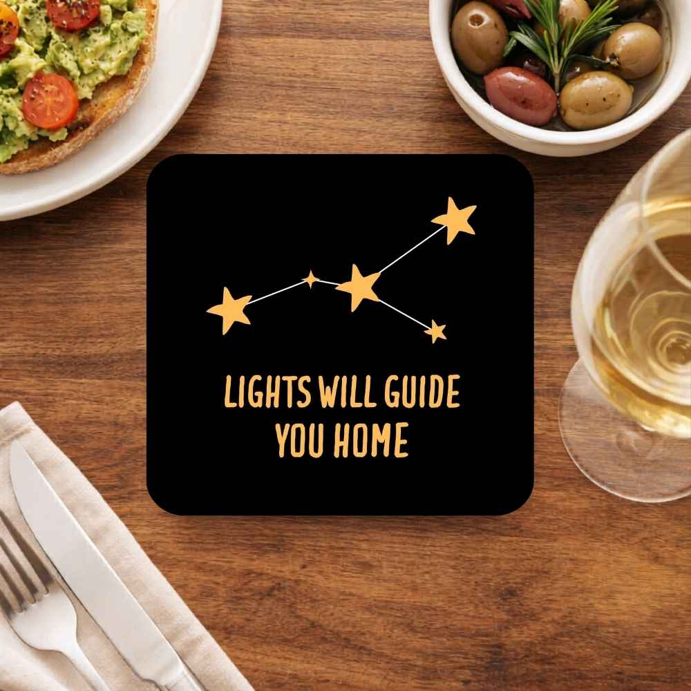coldplay guiding lights coasters wooden table cups indian music band buy online india the banyan tee tbt men women girls boys unisex