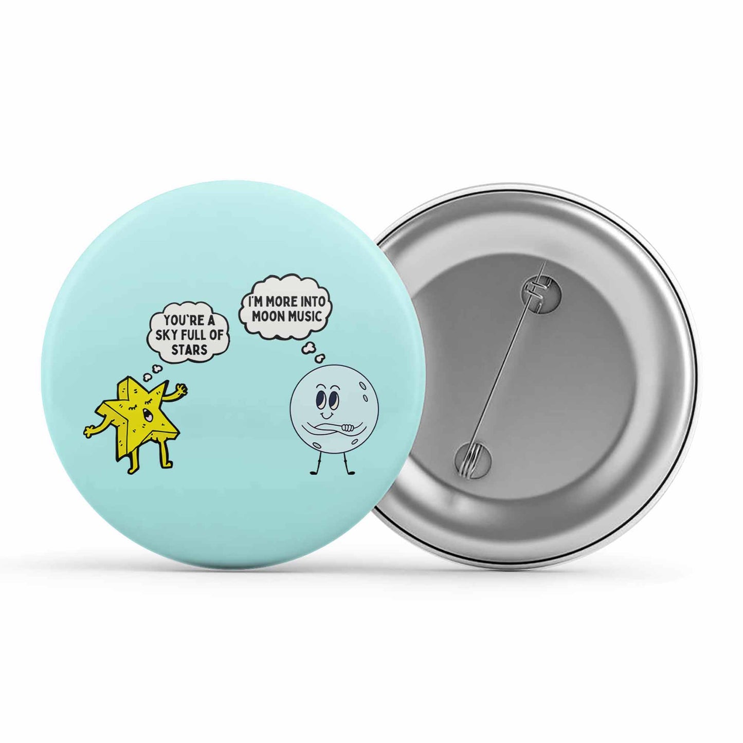 coldplay more into moon music badge pin button music band buy online india the banyan tee tbt men women girls boys unisex