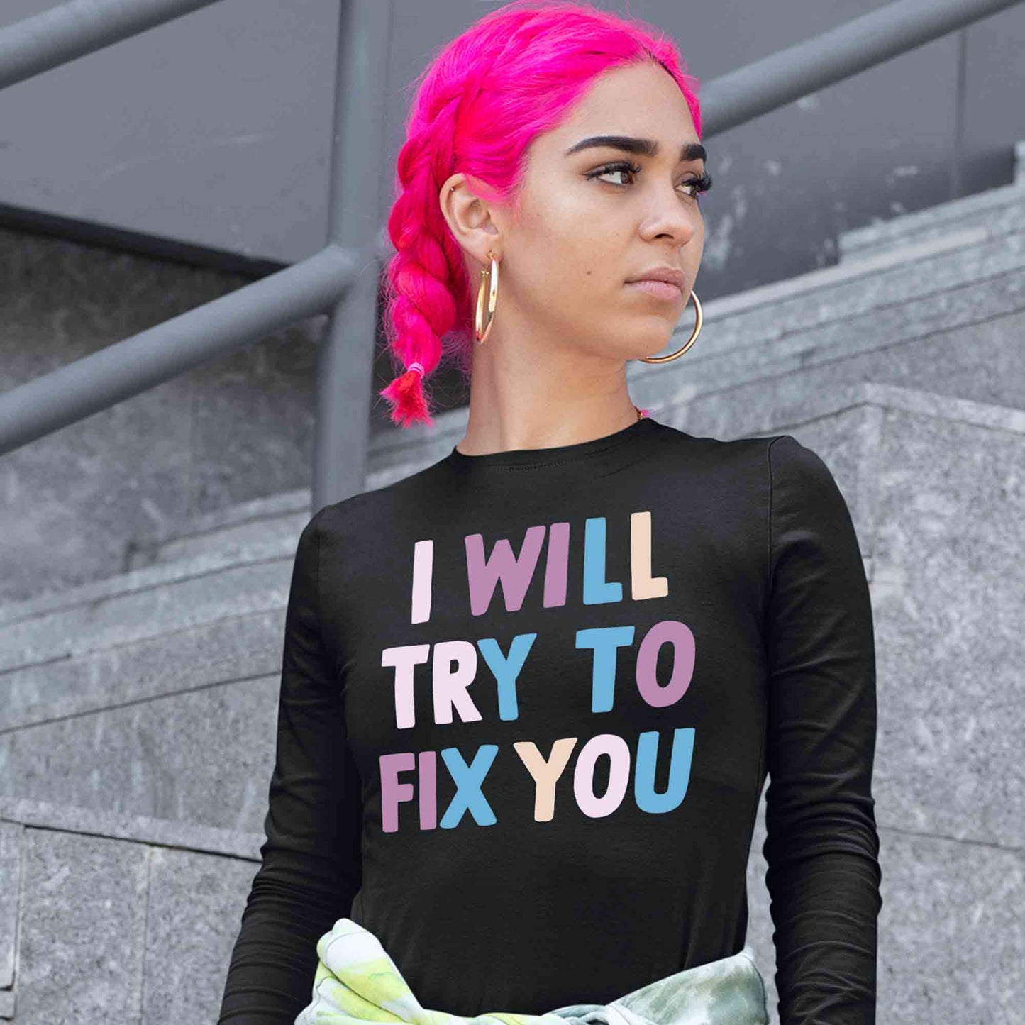coldplay i will try to fix you full sleeves long sleeves music band buy online india the banyan tee tbt men women girls boys unisex black